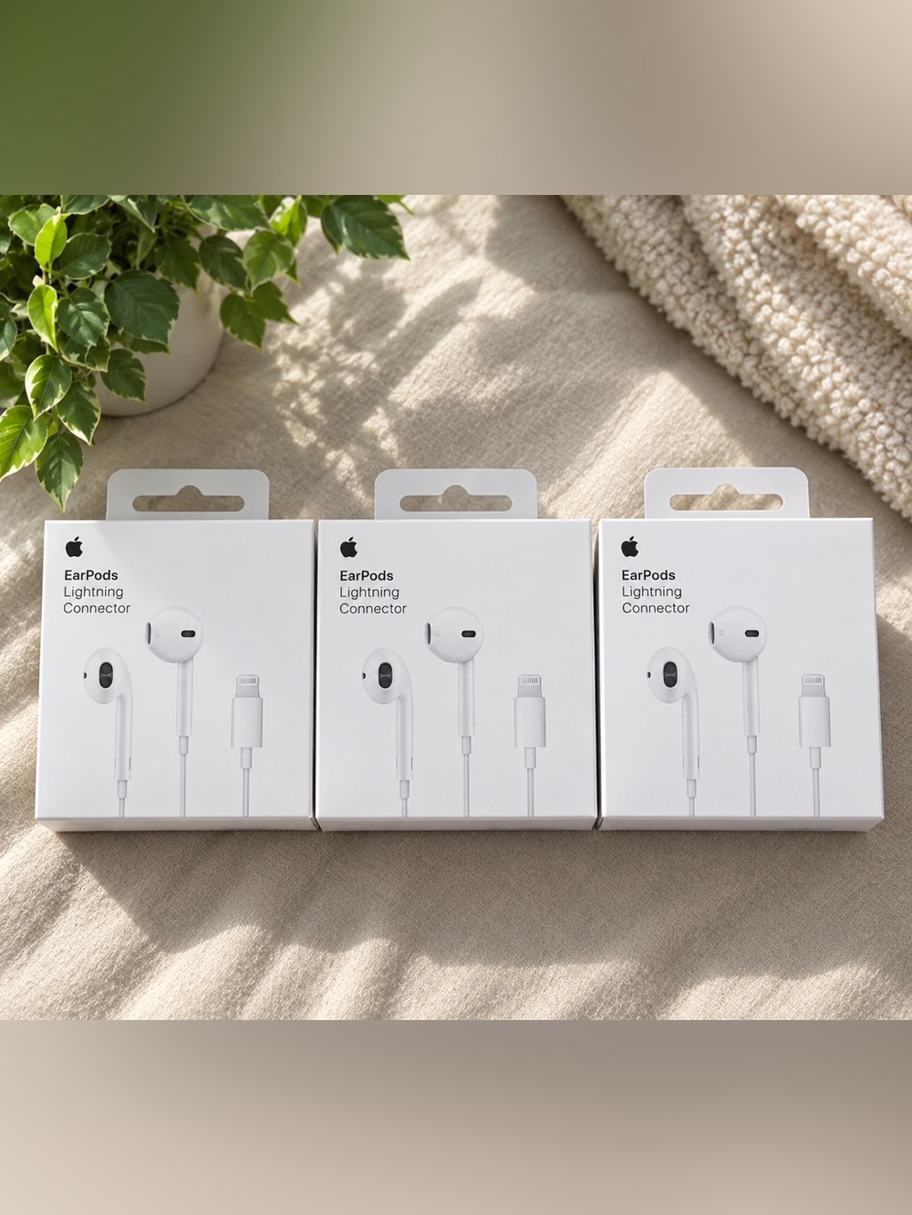 Apple EarPods Lightning Connector - White (3-Pack)